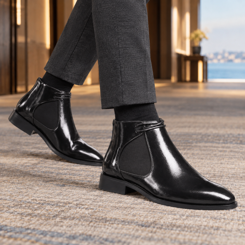Solari Chelsea Boots - Black