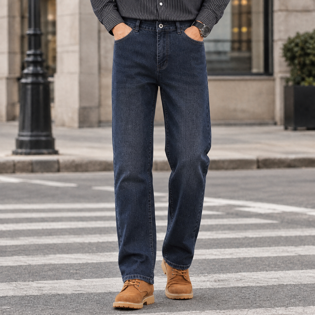 Arend Straight Jeans - Dark Blue
