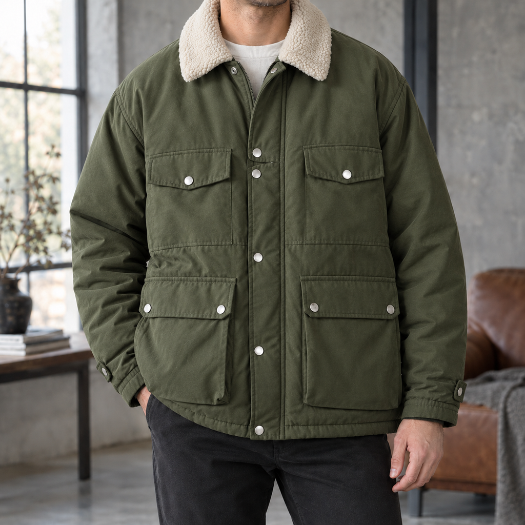 Florian Utility Jacket - Army Green