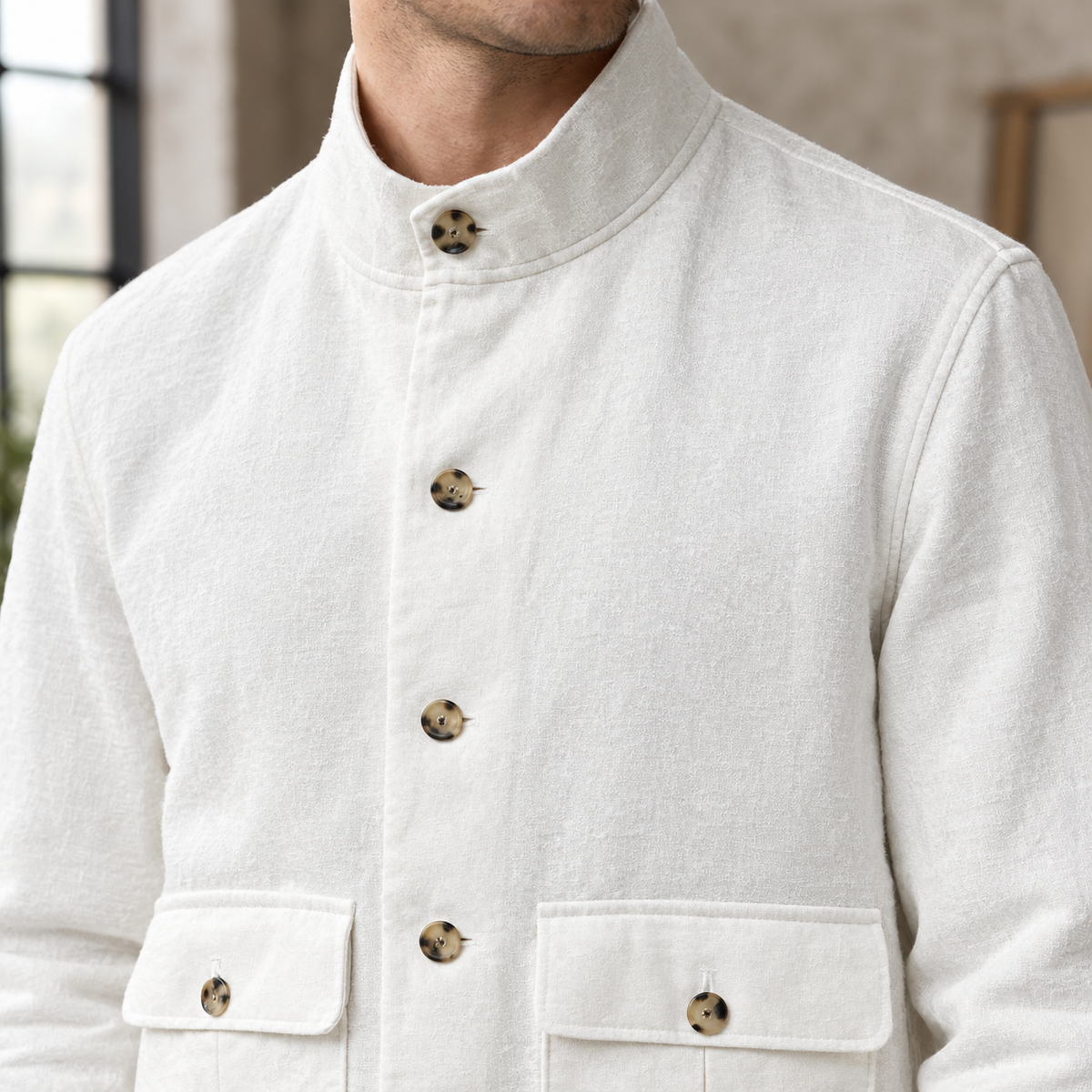 Fulbert Utility Jacket - Scale in Room
