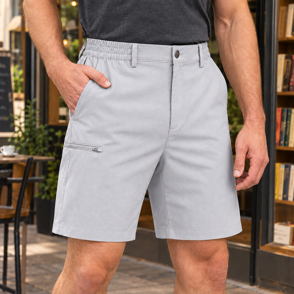 Oscar Utility Shorts - Light Gray