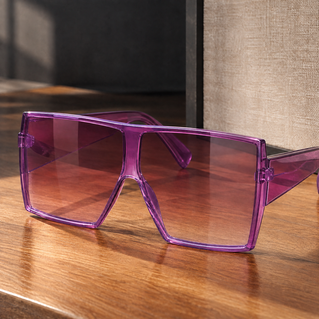 Poggio Oversized Sunglasses - Purple