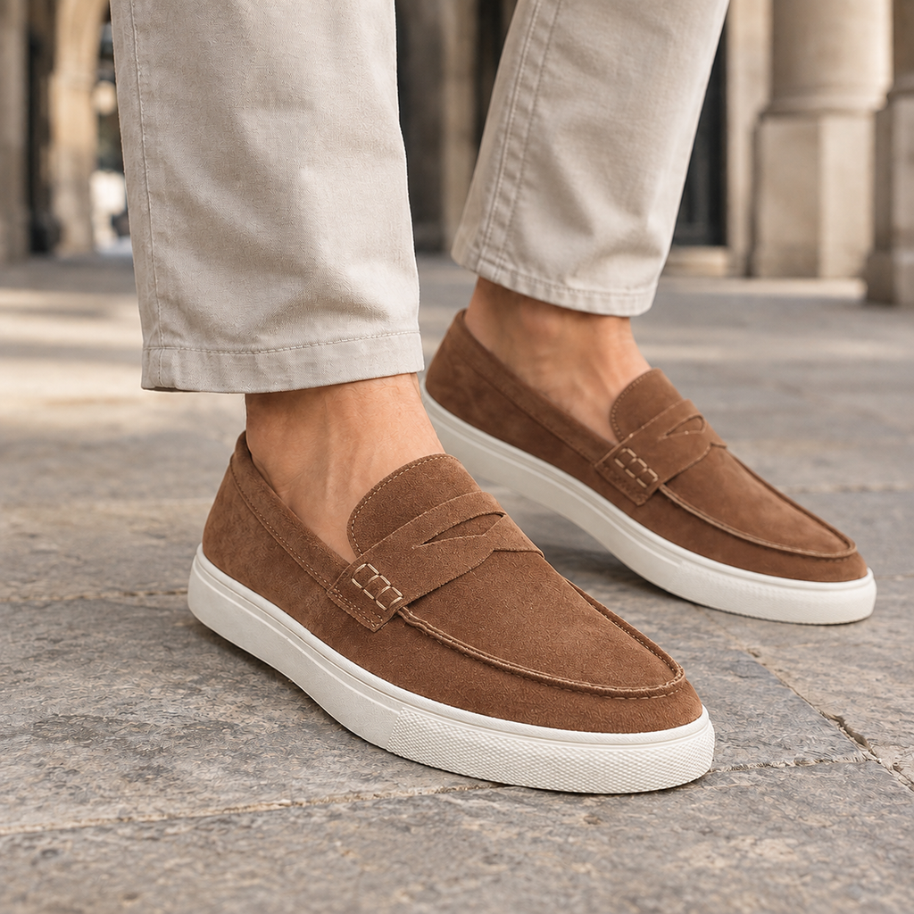 Campani Suede Loafers - Brown
