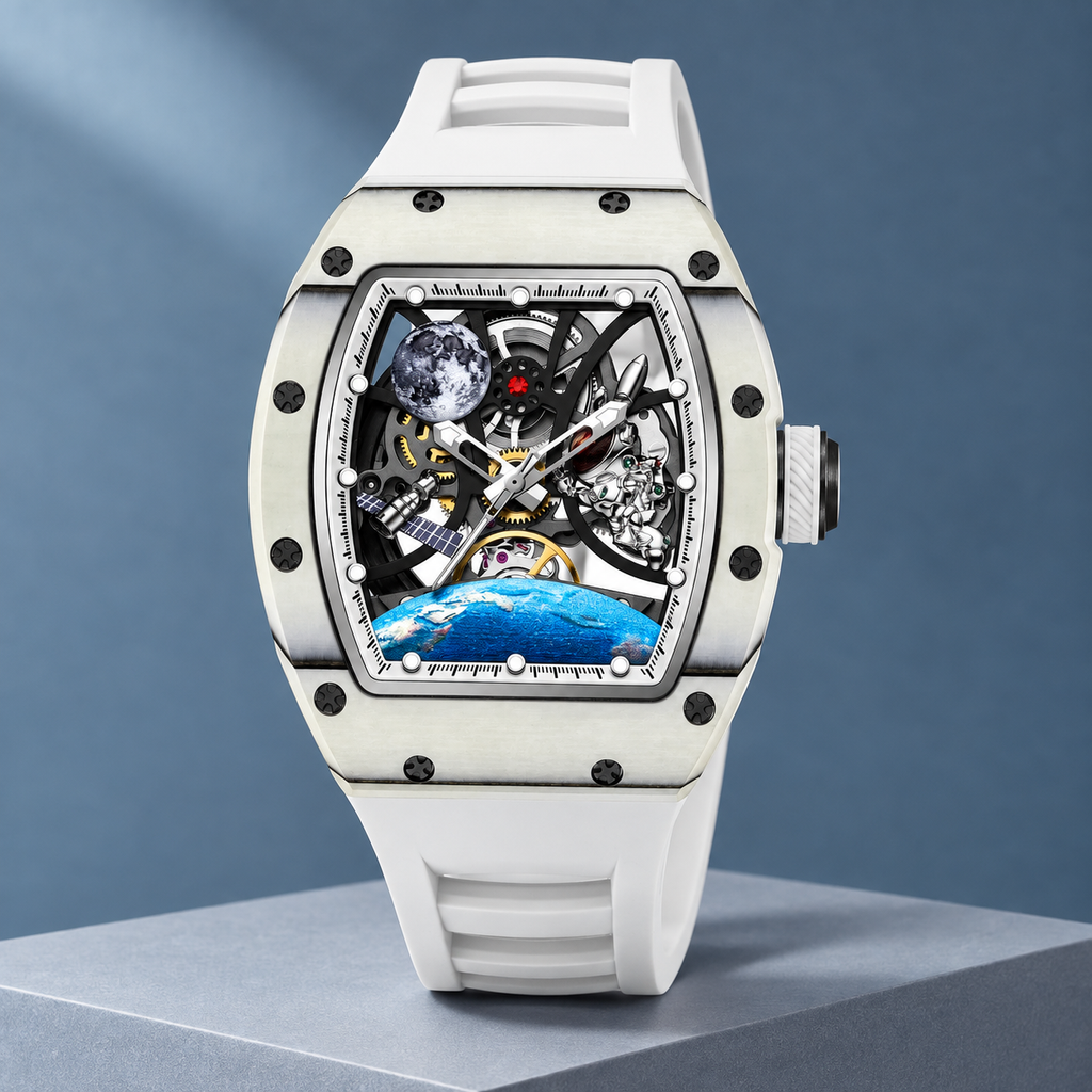 Bancroft Skeleton Watch - White