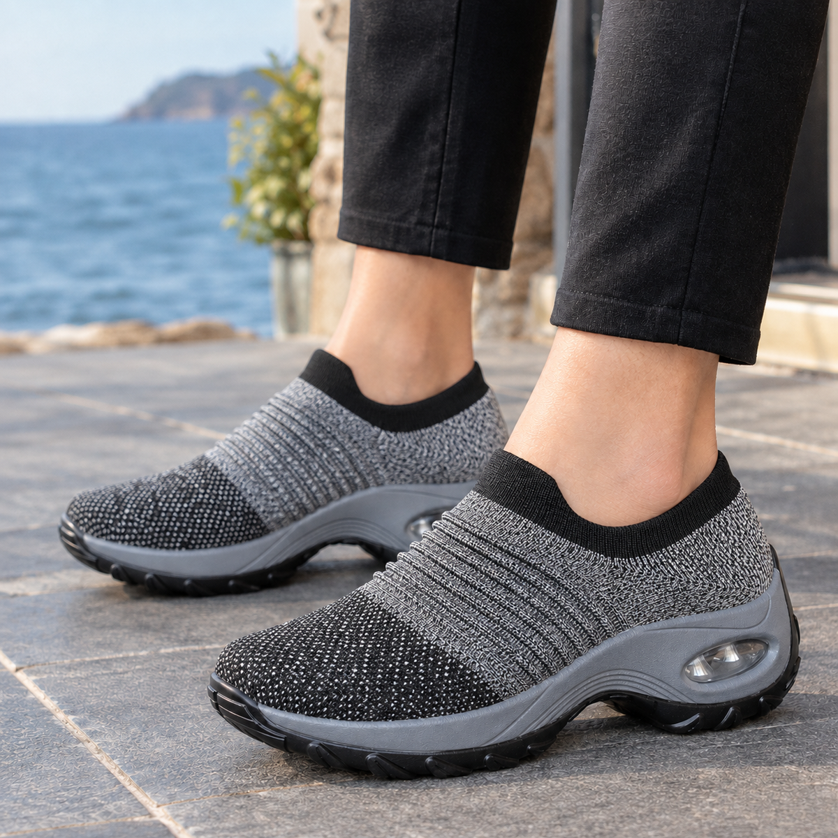 Sorrento Slip-On Sneakers - Gray