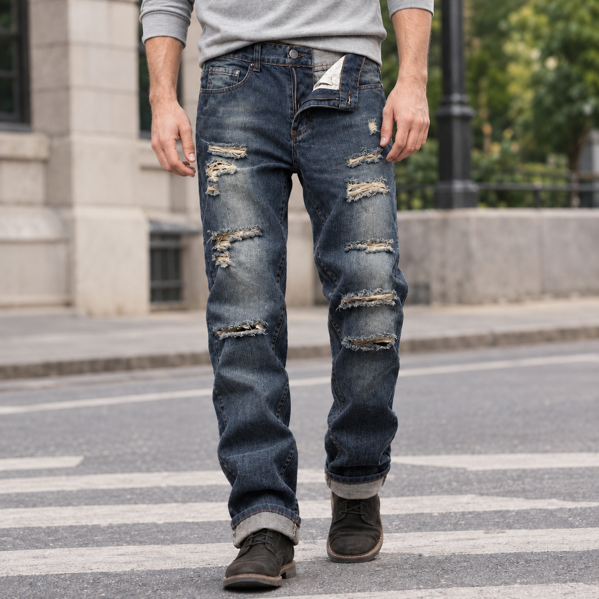 Jordan Slim Jeans - Dark Blue