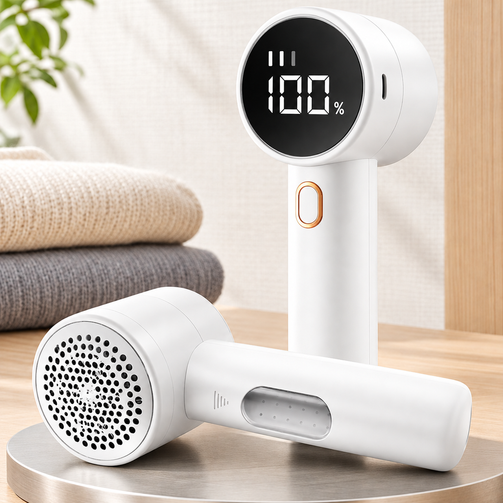 Silvermere Rechargeable Lint Remover - White