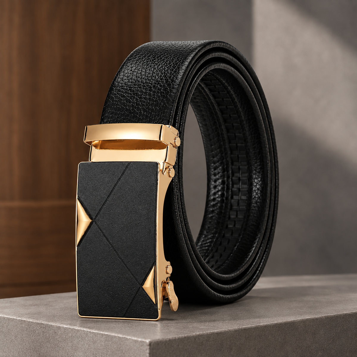 Dandolo Automatic Belt - Black Gold
