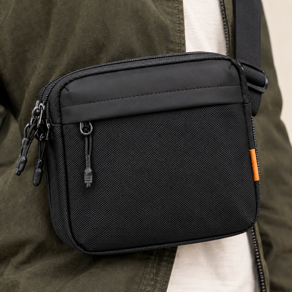 Albizzi Utility Crossbody Bag - Scale in Room