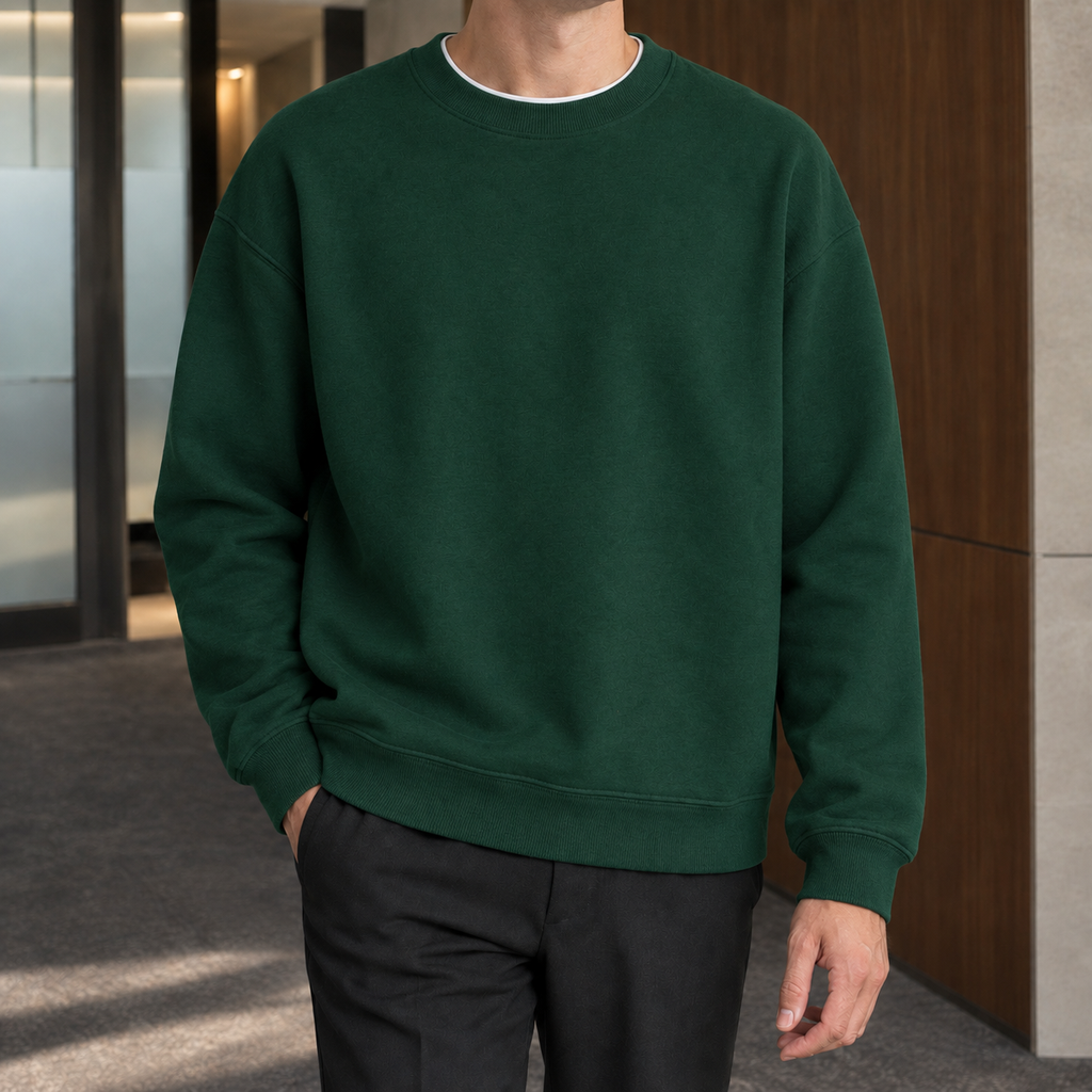 Nico Oversized Sweatshirt - Forest Green