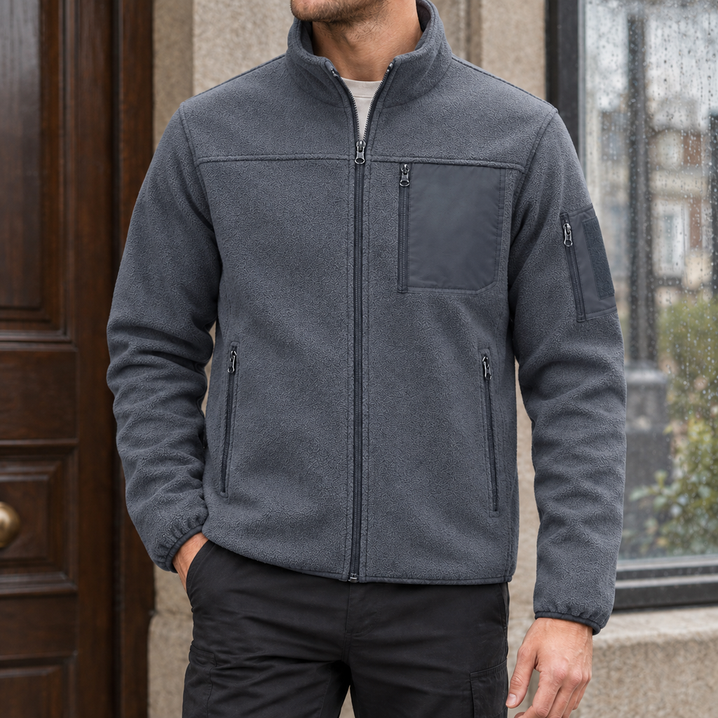 Celestin Utility Jacket - Slate Gray