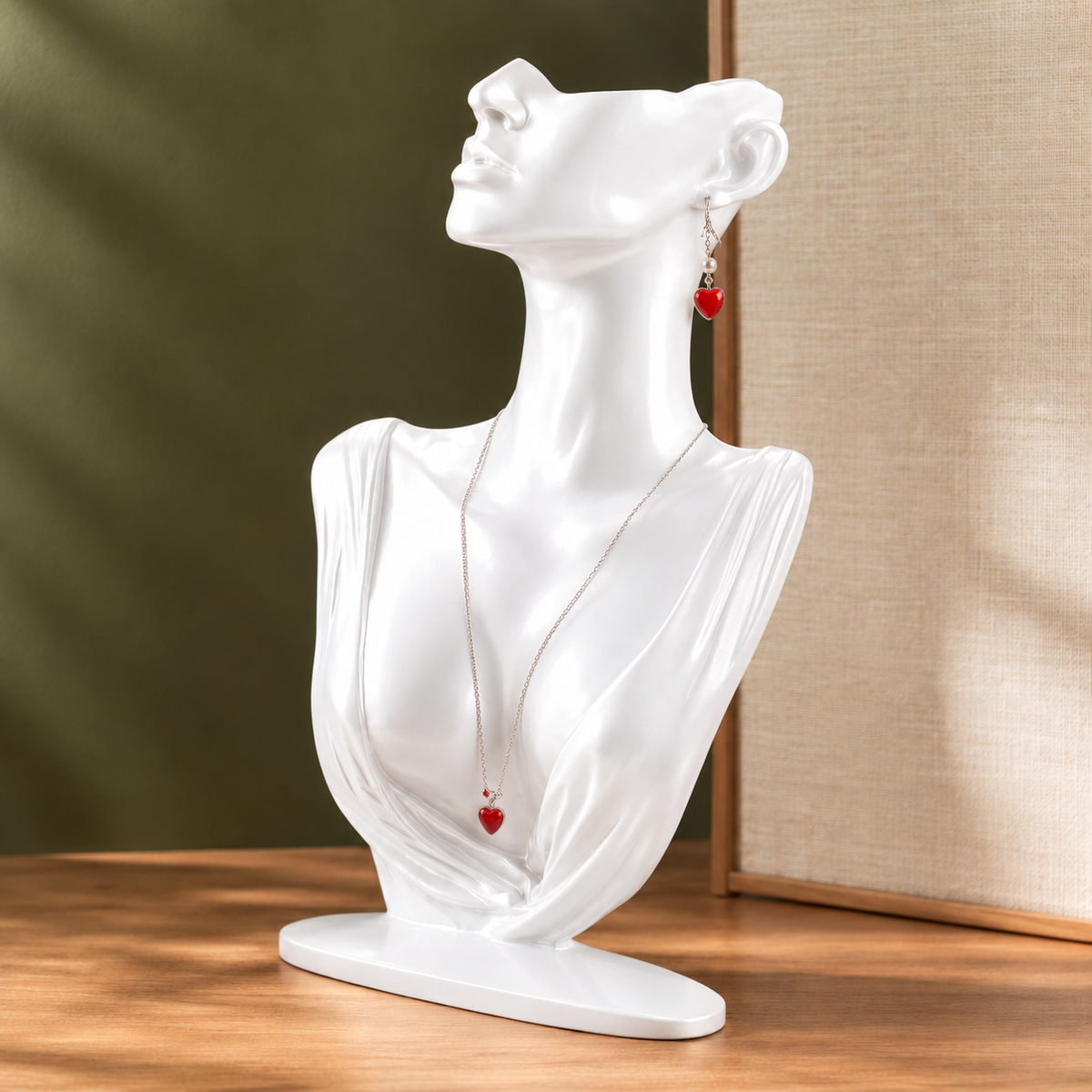 Cadore Sculptural Jewelry Stand - White