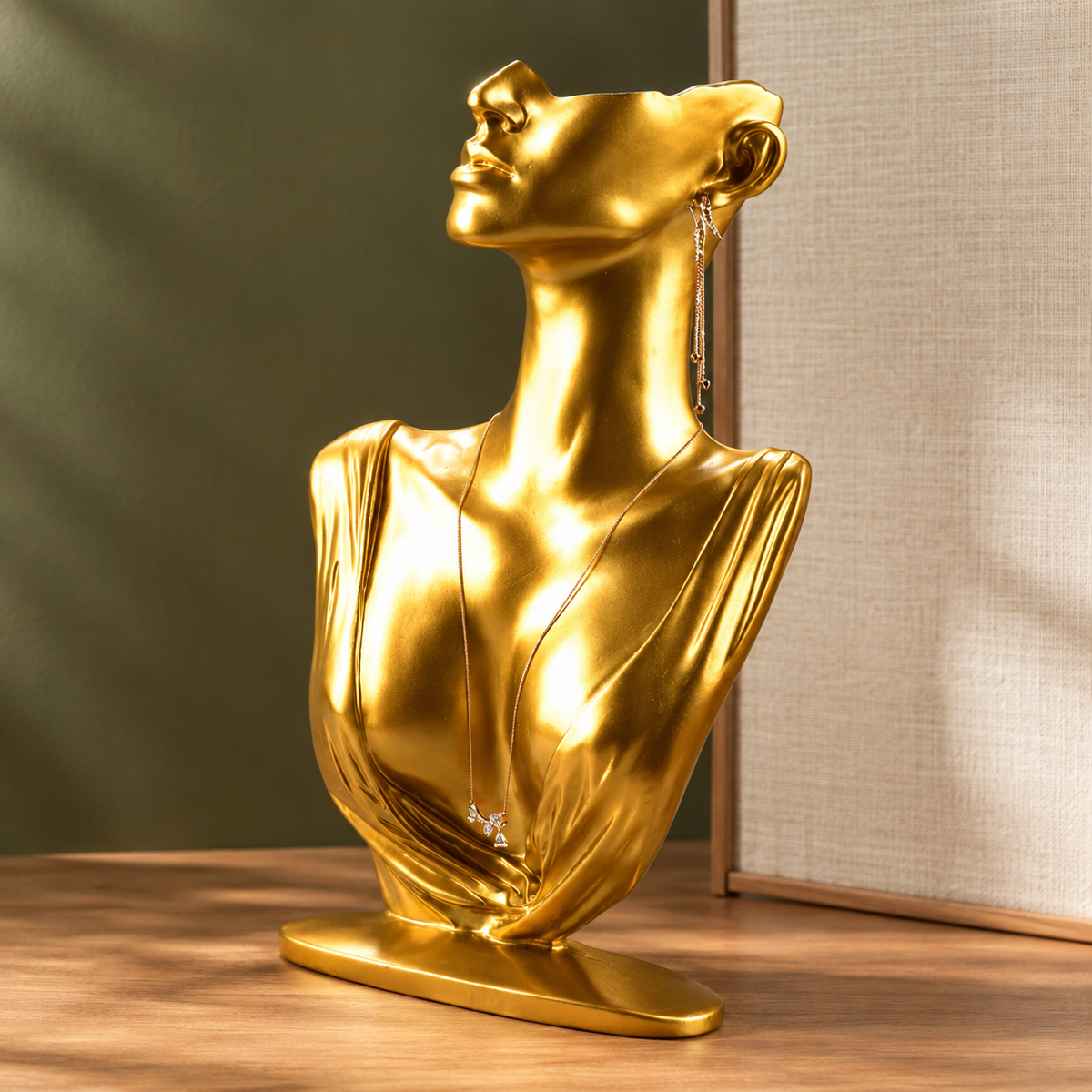 Cadore Sculptural Jewelry Stand - Gold