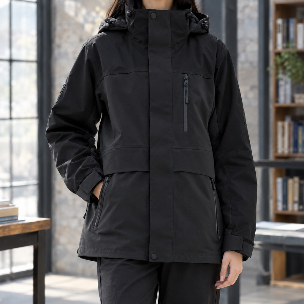 Sharon Hooded Jacket - Black