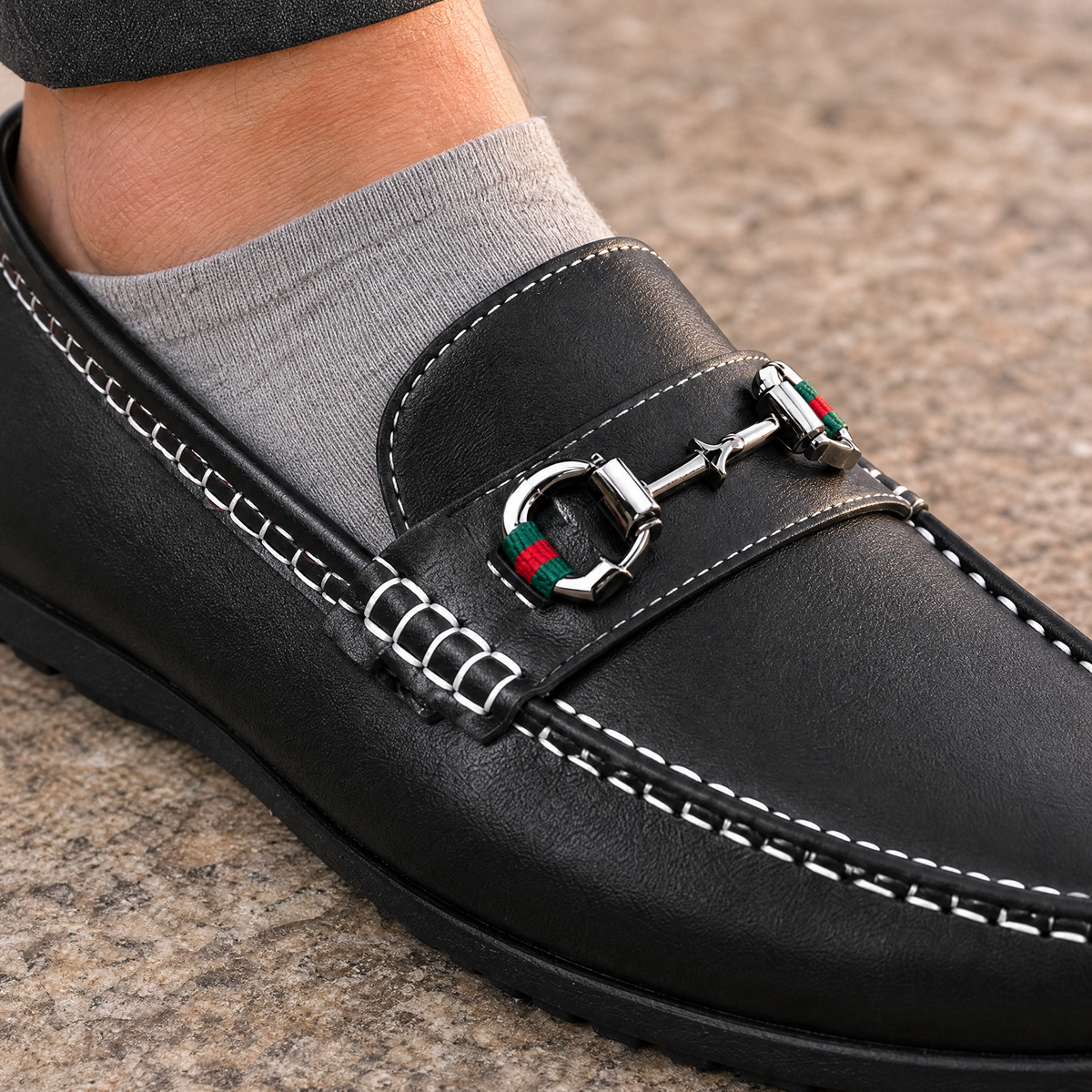 Gubbio Bit Loafers - Scale in Room
