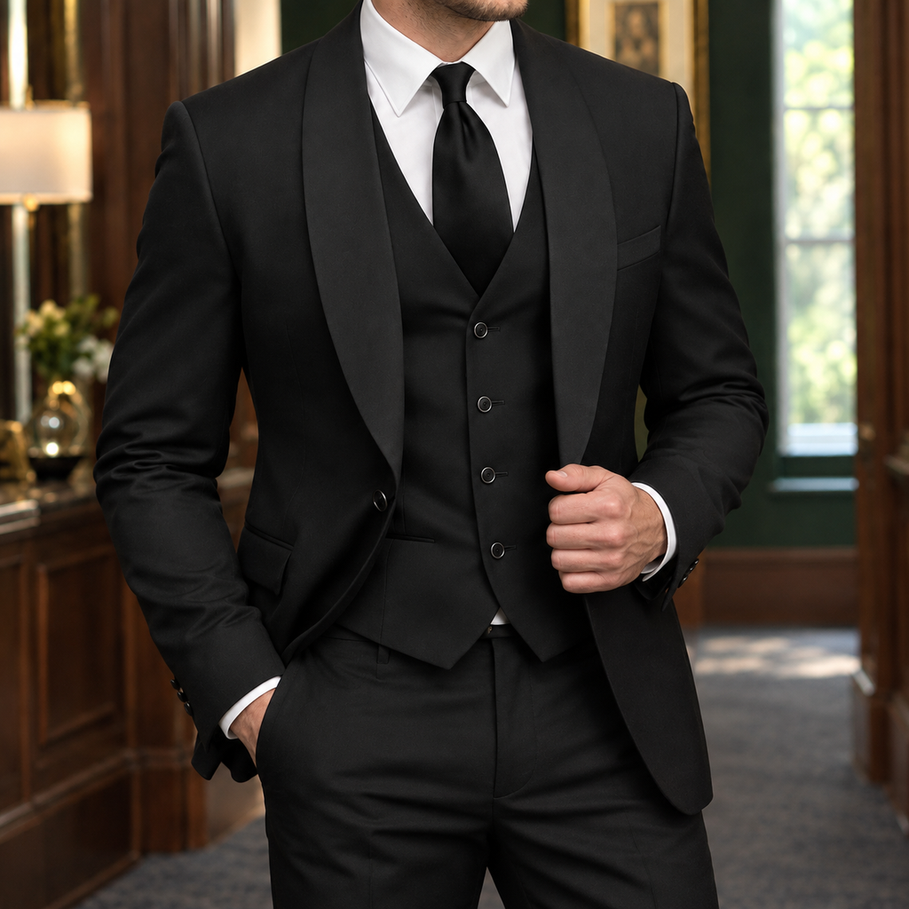 Bastien Three Piece Suit - Alternate Angle