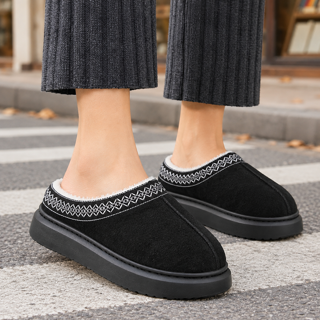 Santoro Platform Slippers - Scale in Room