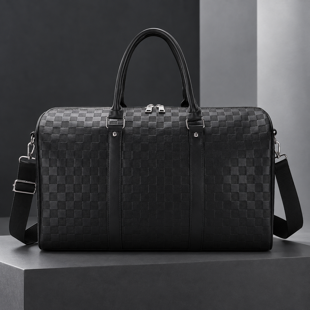 Lavagna Woven Weekender Bag - Black