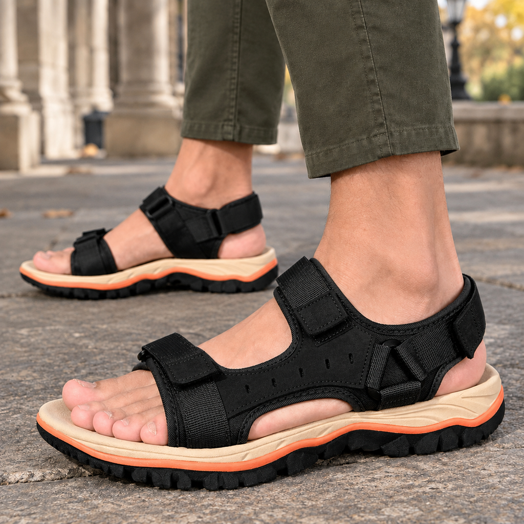Bonetti Walking Sandals - Black
