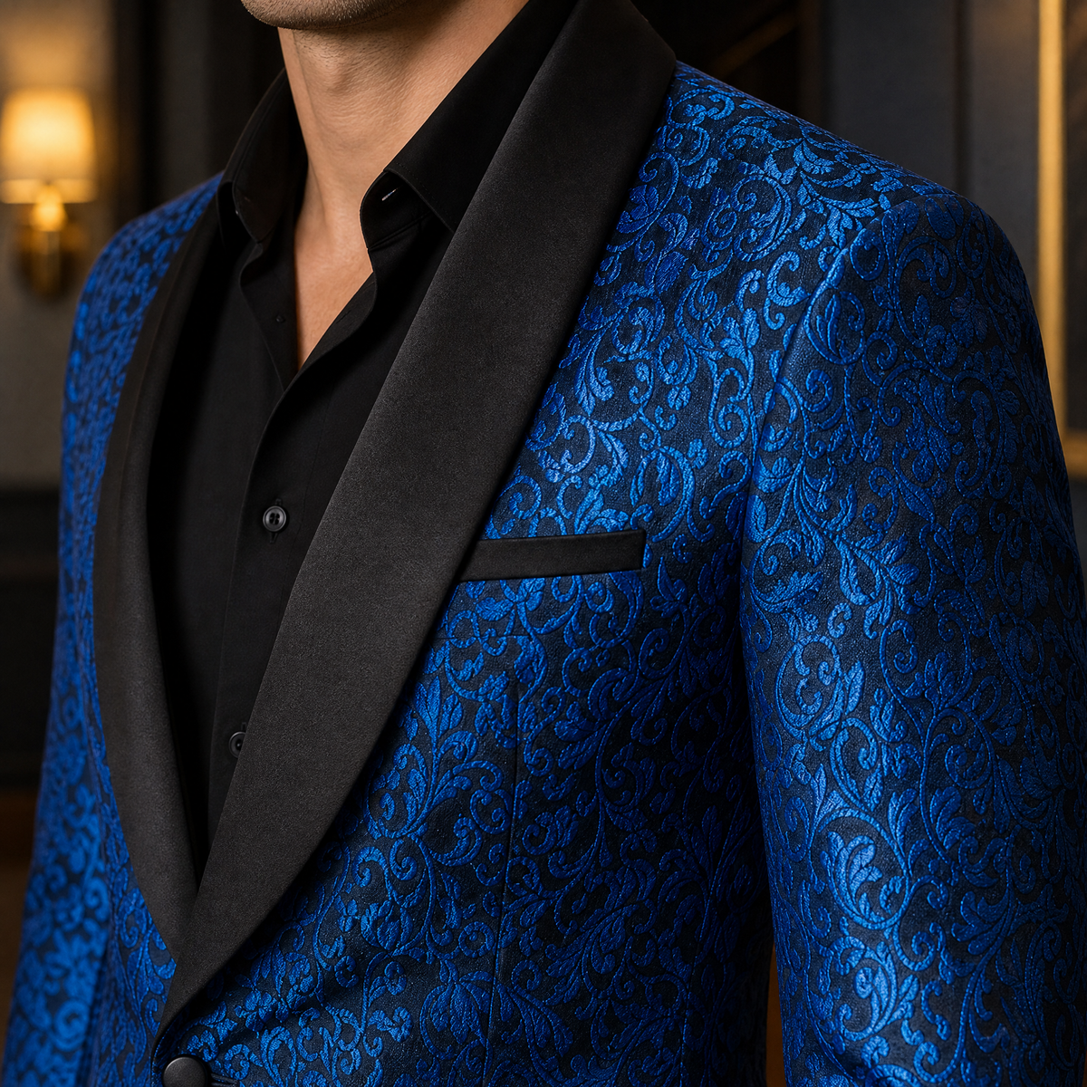 Tristan Jacquard Blazer - Alternate Angle