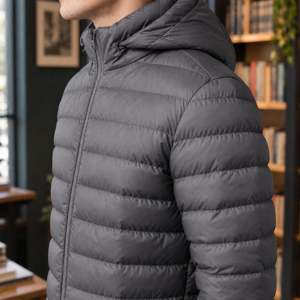 Hadrian Hooded Jacket - Alternate Angle