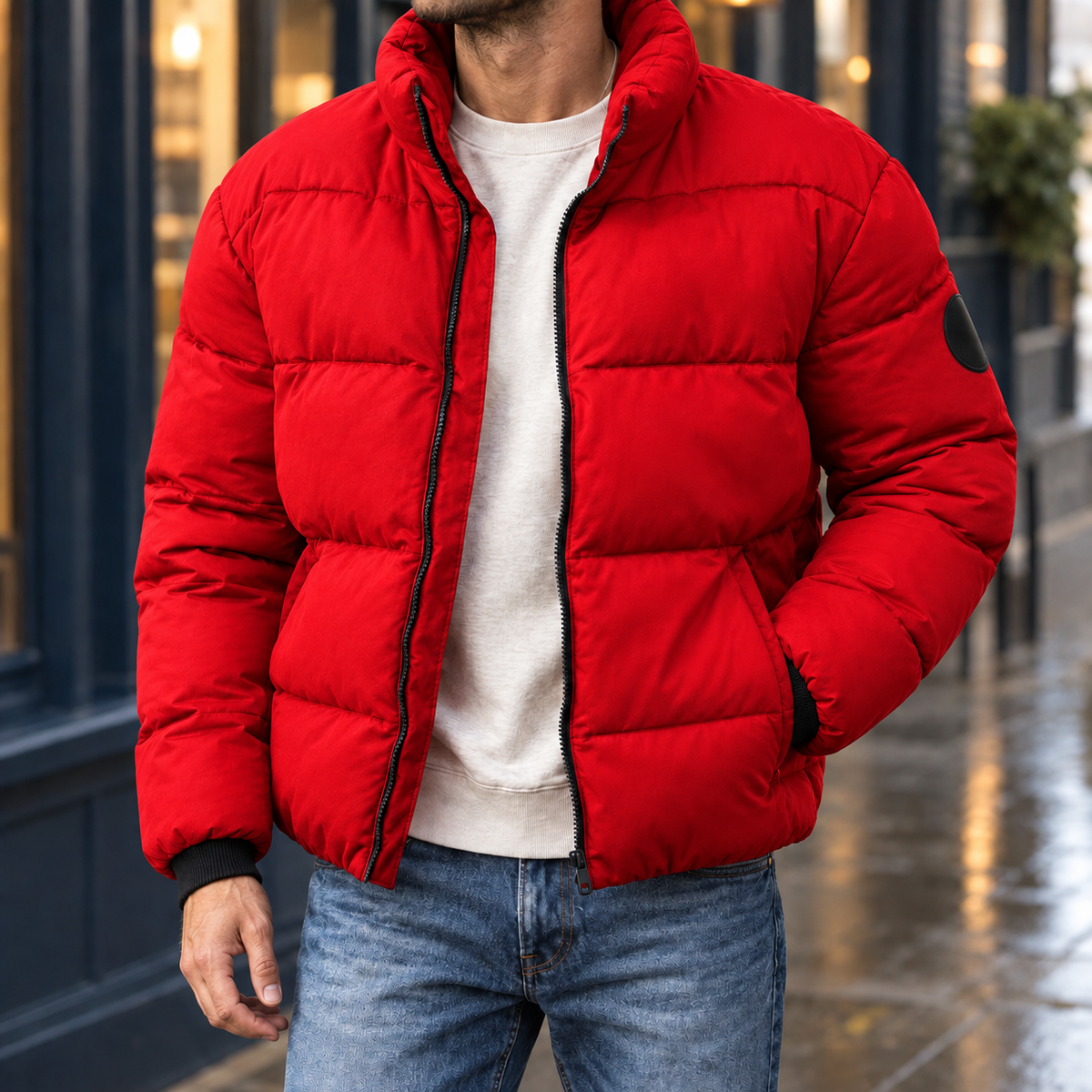 Magnus Padded Jacket - Red