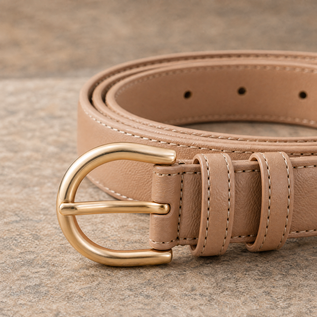 Paloma Leather Belt - Alternate Angle