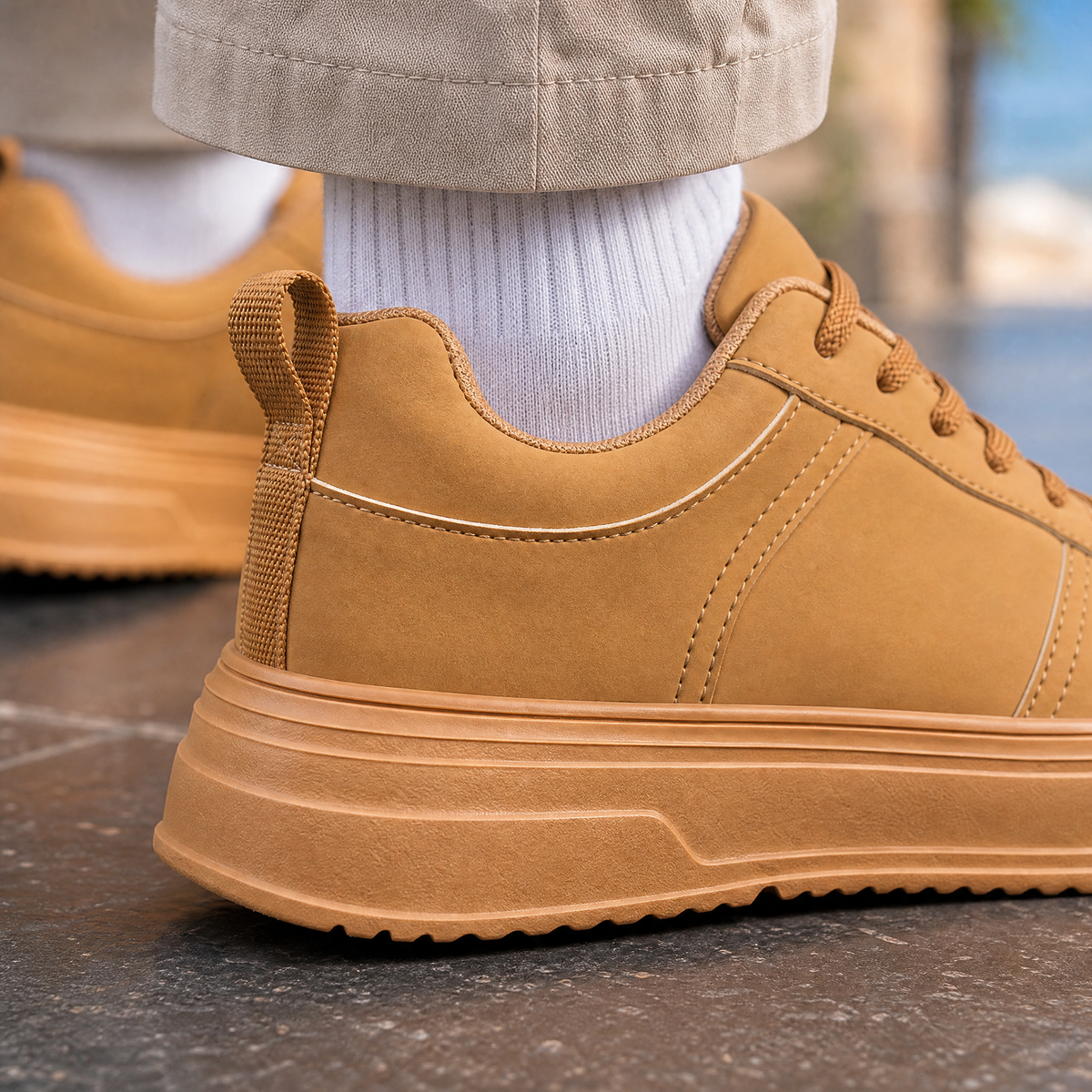 Rapallo Platform Sneakers - Scale in Room