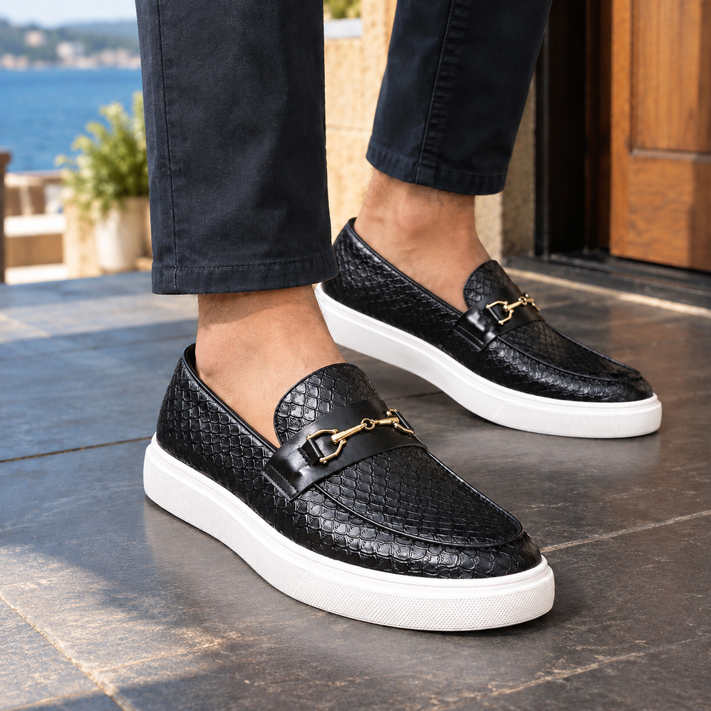 Tivoli Leather Loafers - Black