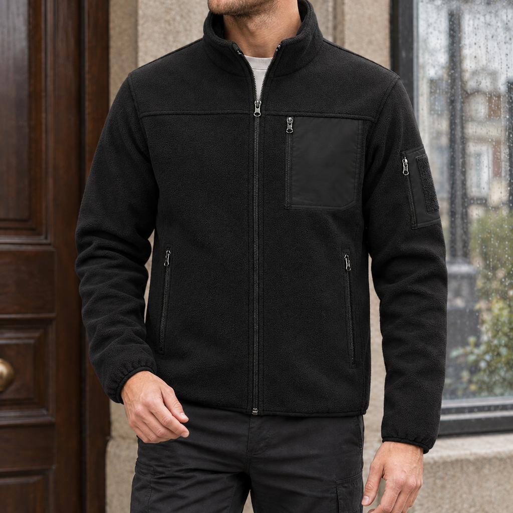 Celestin Utility Jacket - Black