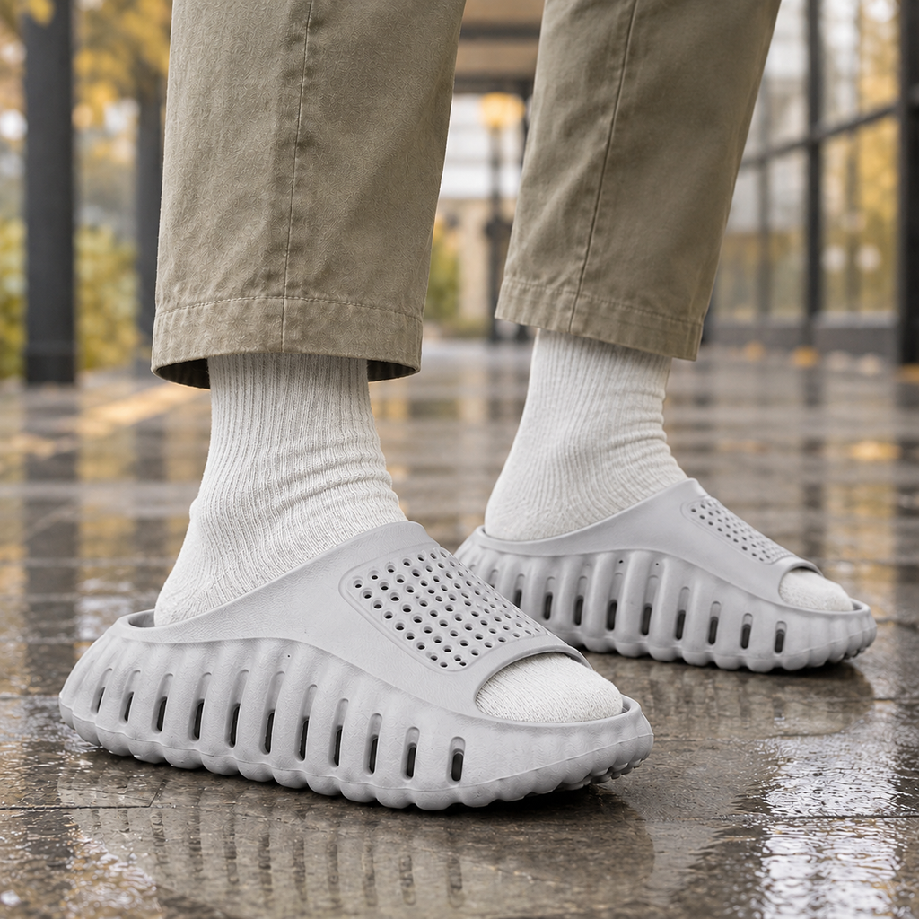 Corvino Ventilated Slides - Gray