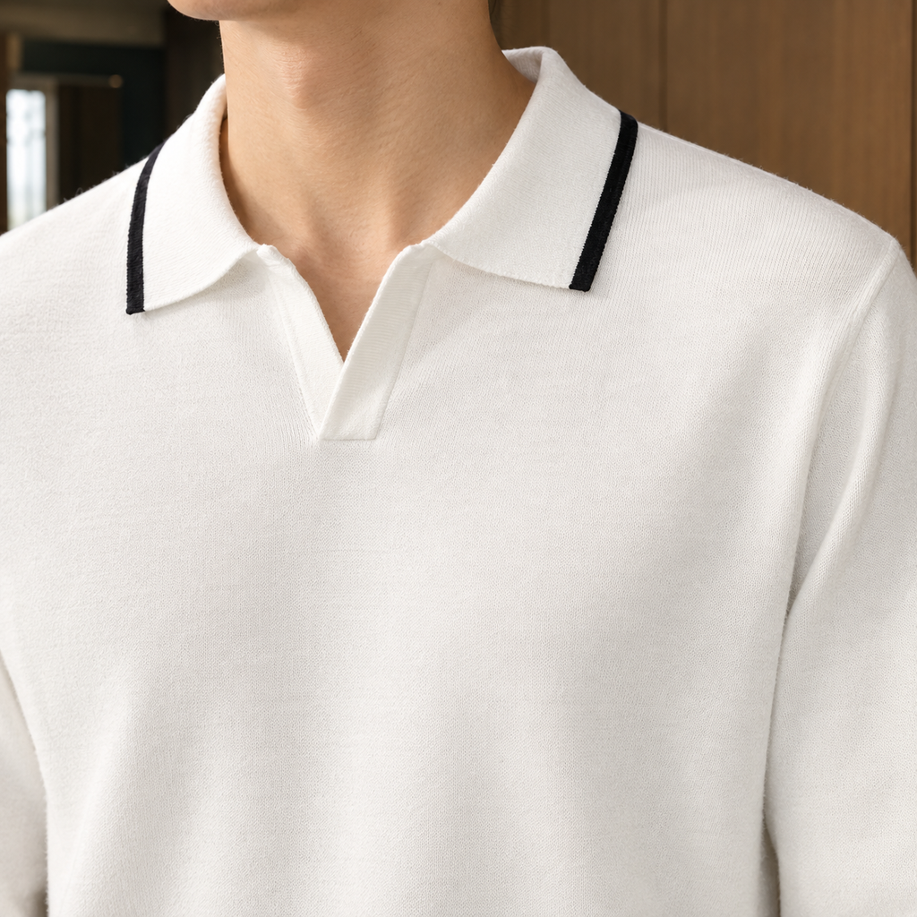 Theodric Polo Sweater - Scale in Room