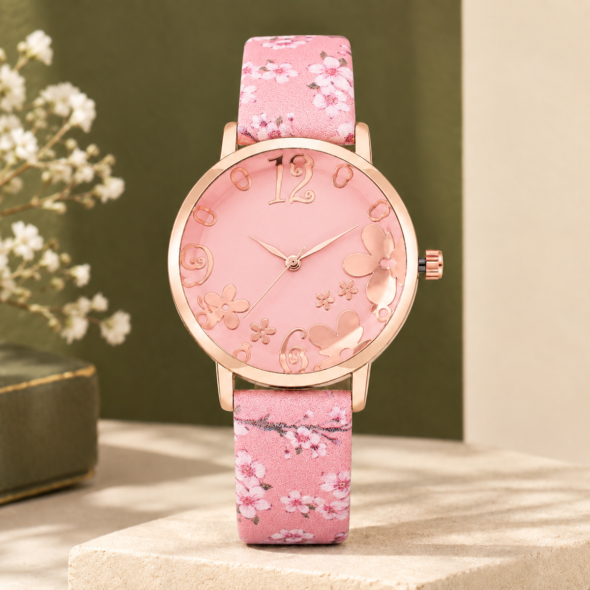 Waverley Floral Watch - Pink
