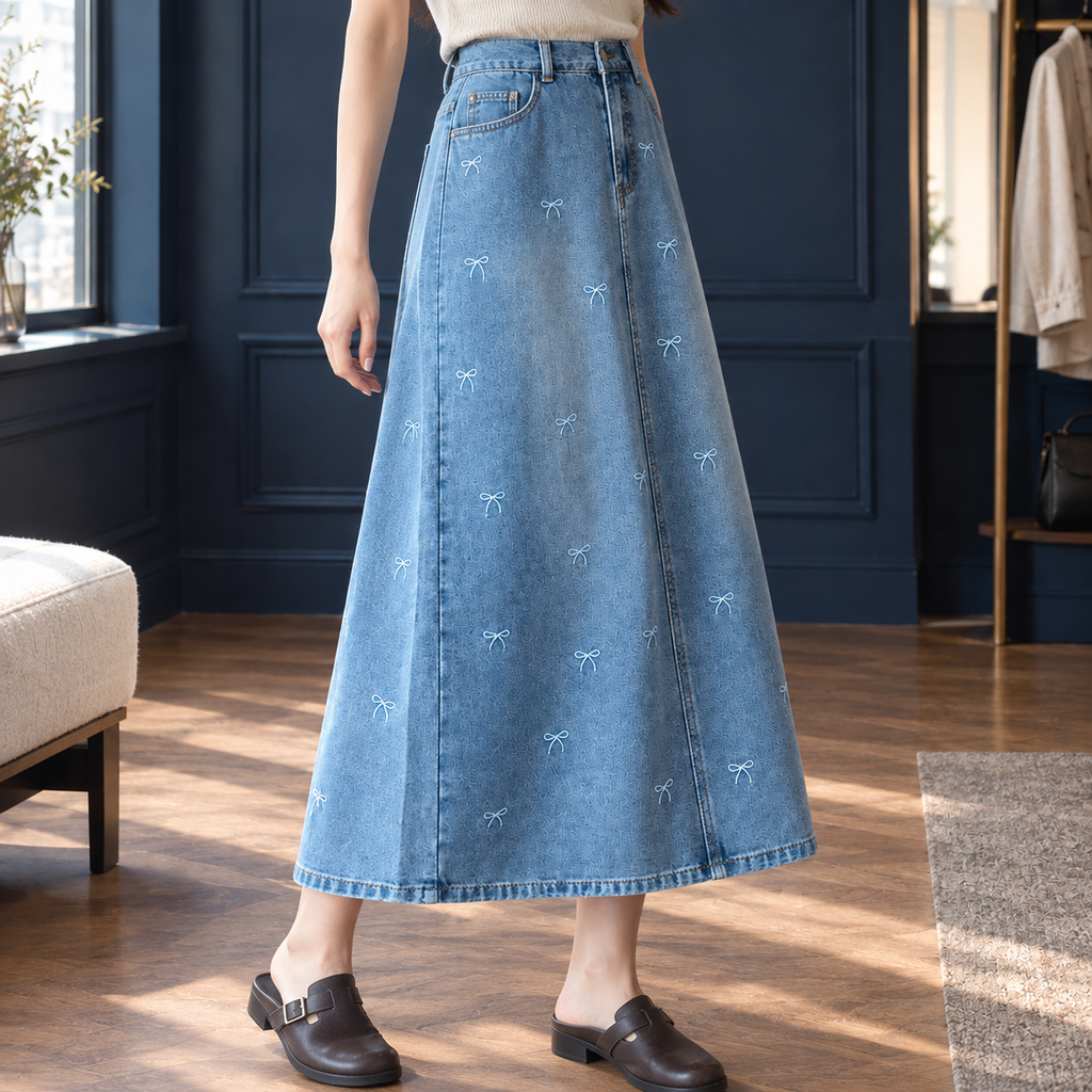 Faith Embroidered Skirt - Alternate Angle