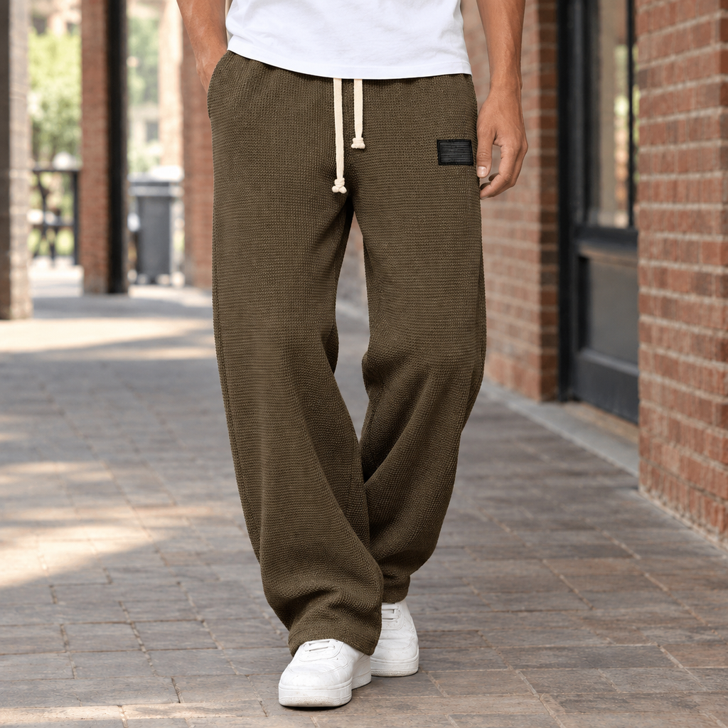 Reece Wide Leg Pants - Dark Brown