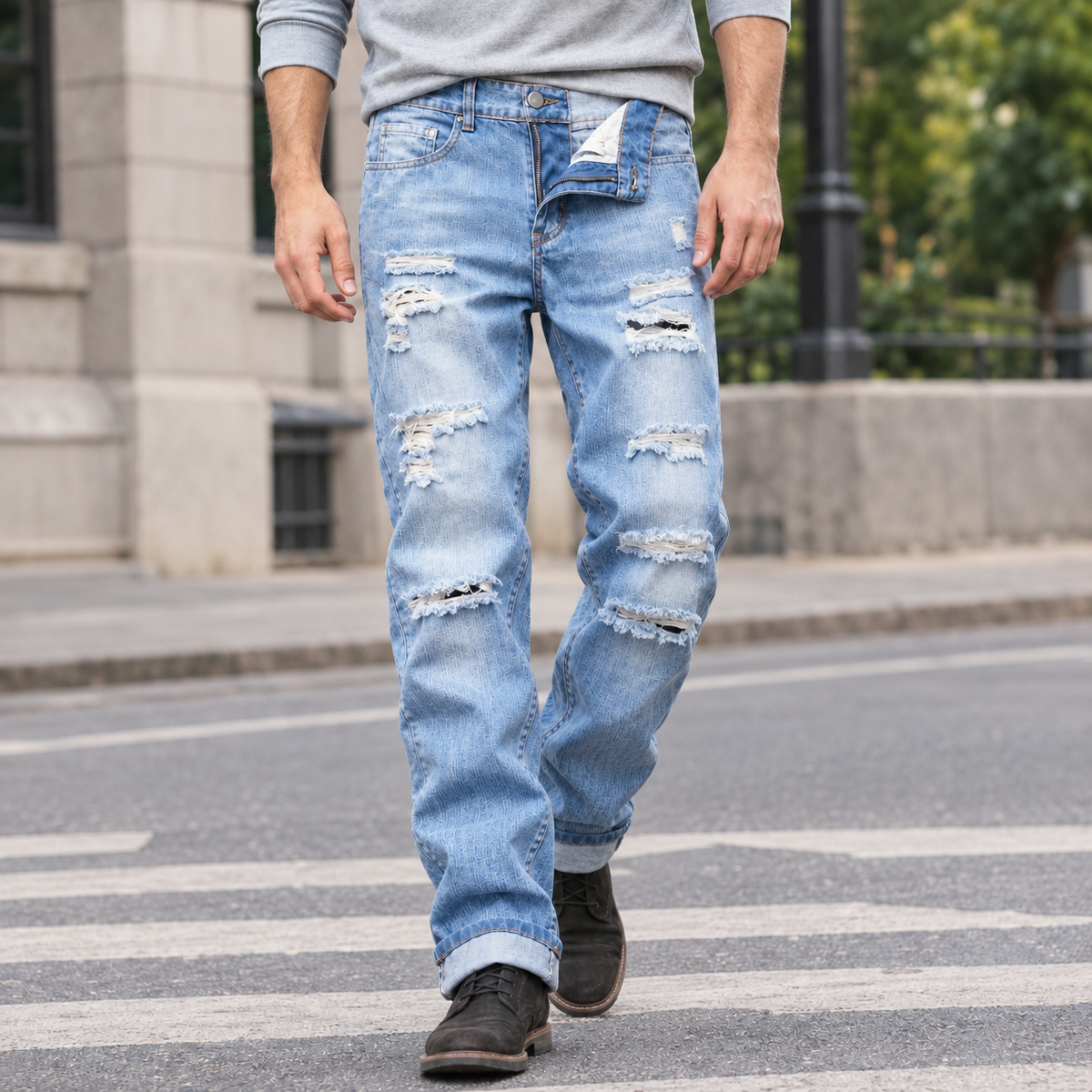 Jordan Slim Jeans - Light Blue