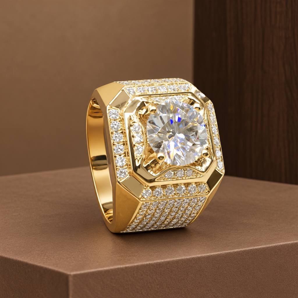 Wexford Crystal Ring - Gold
