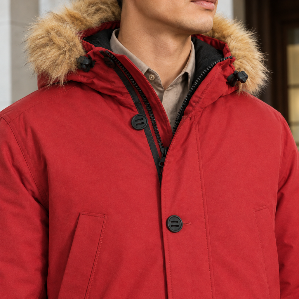 Joshua Hooded Overcoat - Alternate Angle