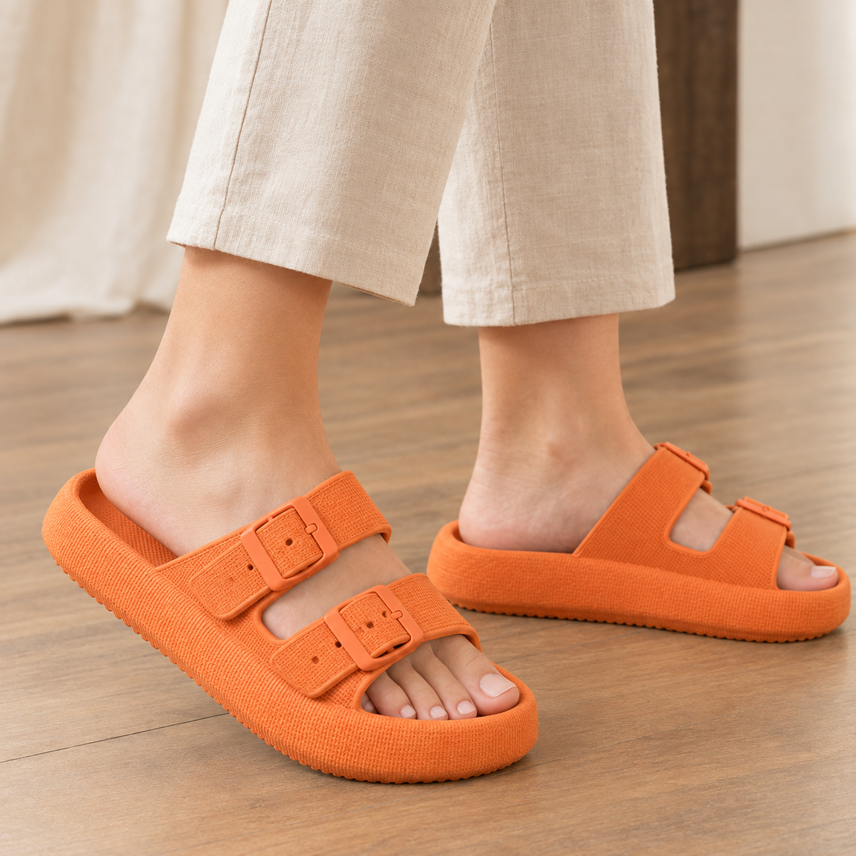 Comacchio Double Buckle Slides - Alternate Angle