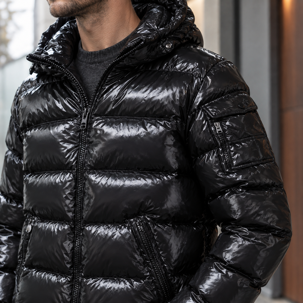 Vaughn Puffer Jacket - Reverse or Side Angle