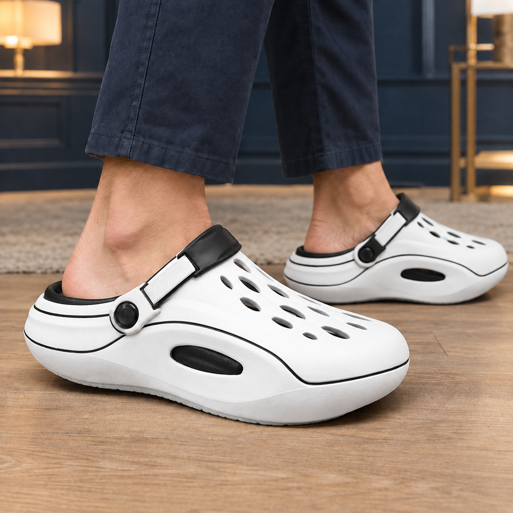 Fiorini Ventilated Clogs - White
