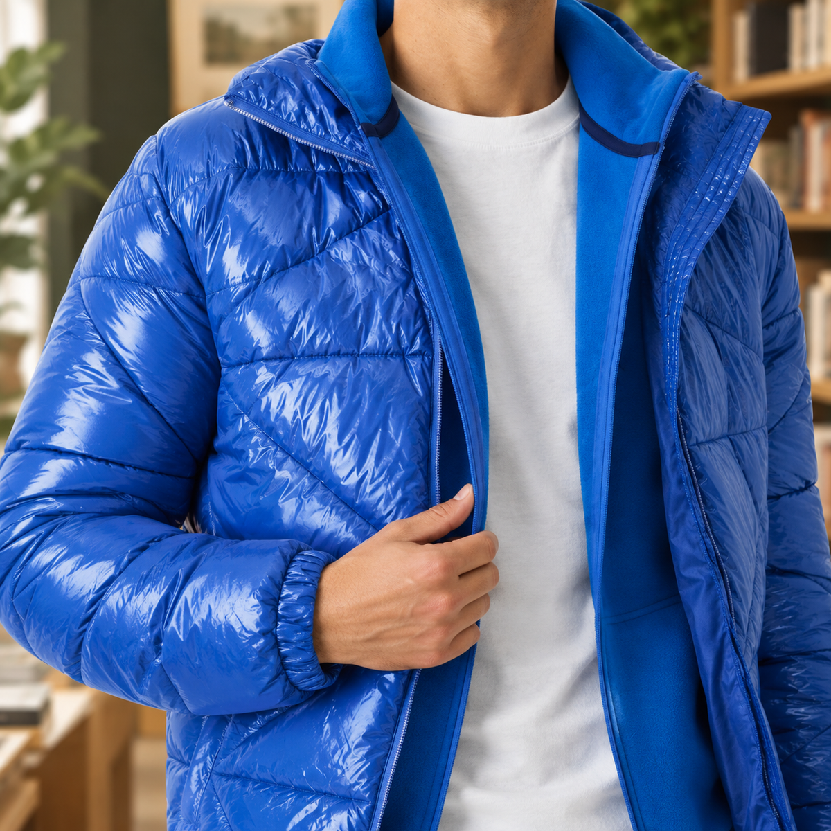 Caleb Quilted Jacket - Reverse or Side Angle