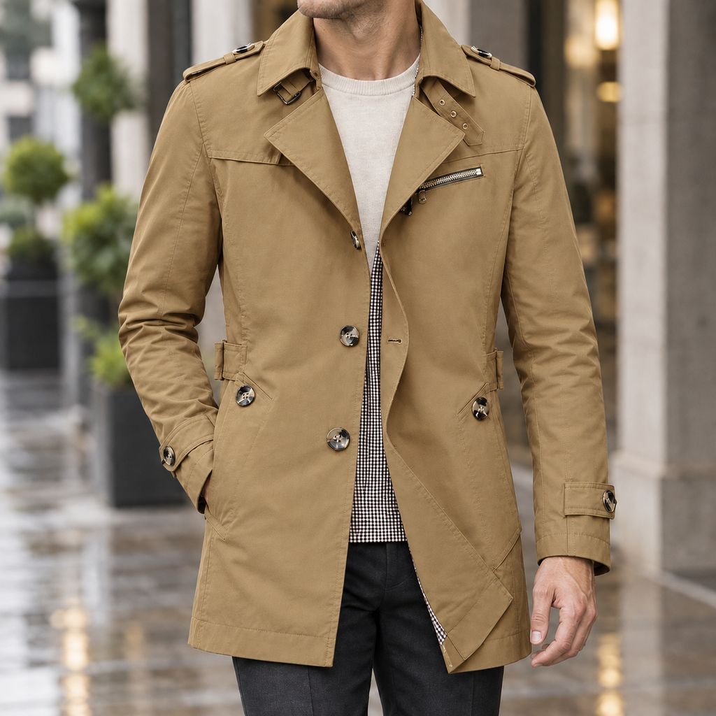 Sullivan Trench Jacket - Brown