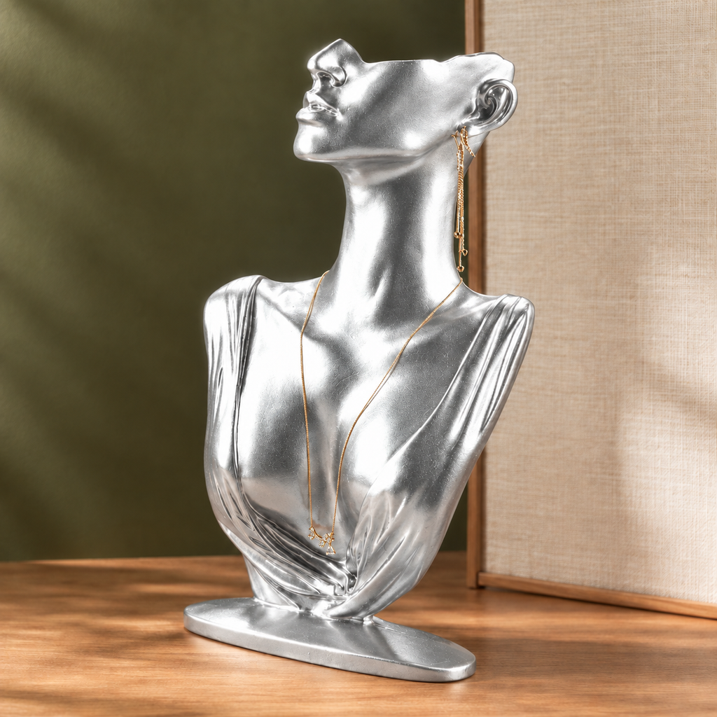 Cadore Sculptural Jewelry Stand - Silver