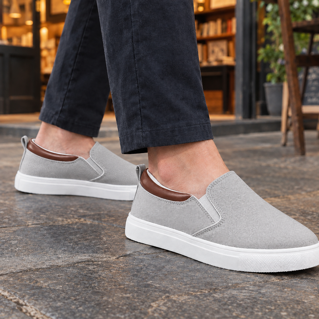 Taormina Slip-On Sneakers - Gray