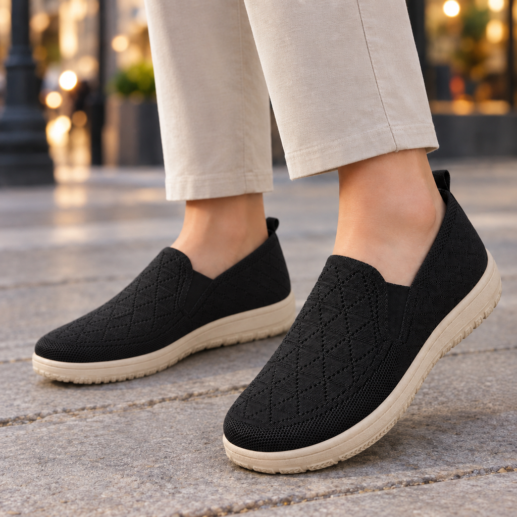 Rinaldi Knit Sneakers - Black