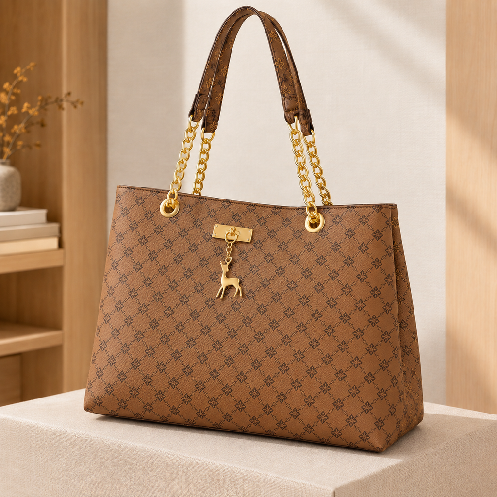 Bembo Chain Tote - Tan