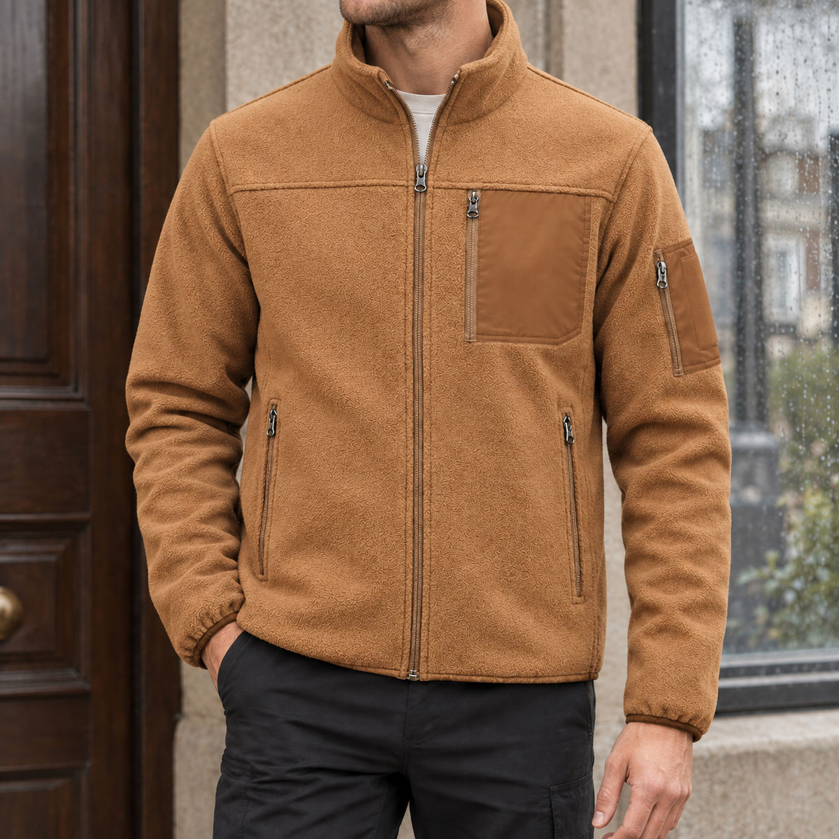 Celestin Utility Jacket - Brown