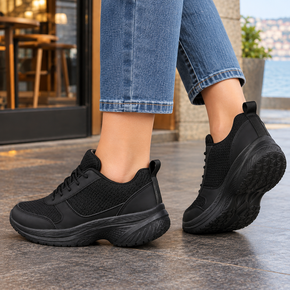 Verona Platform Sneakers - Reverse or Side Angle