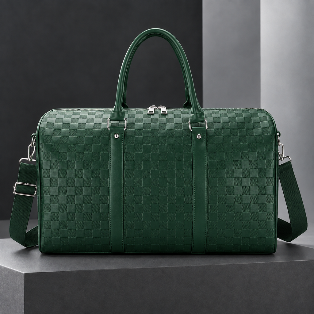 Lavagna Woven Weekender Bag - Green